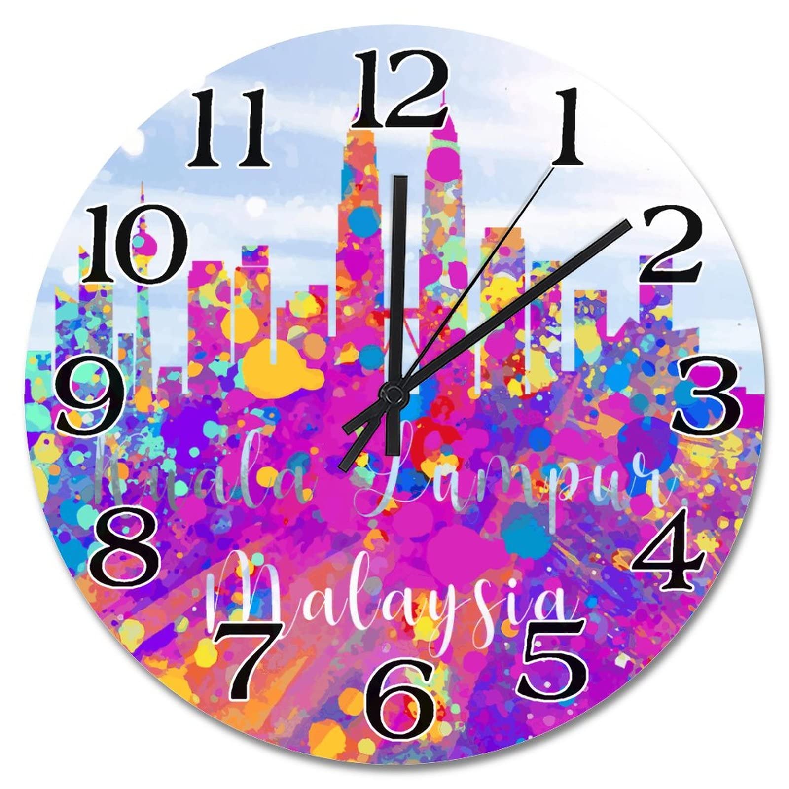 Horloges murales rondes de 38 cm suspendues pour sublimer votre grand salon