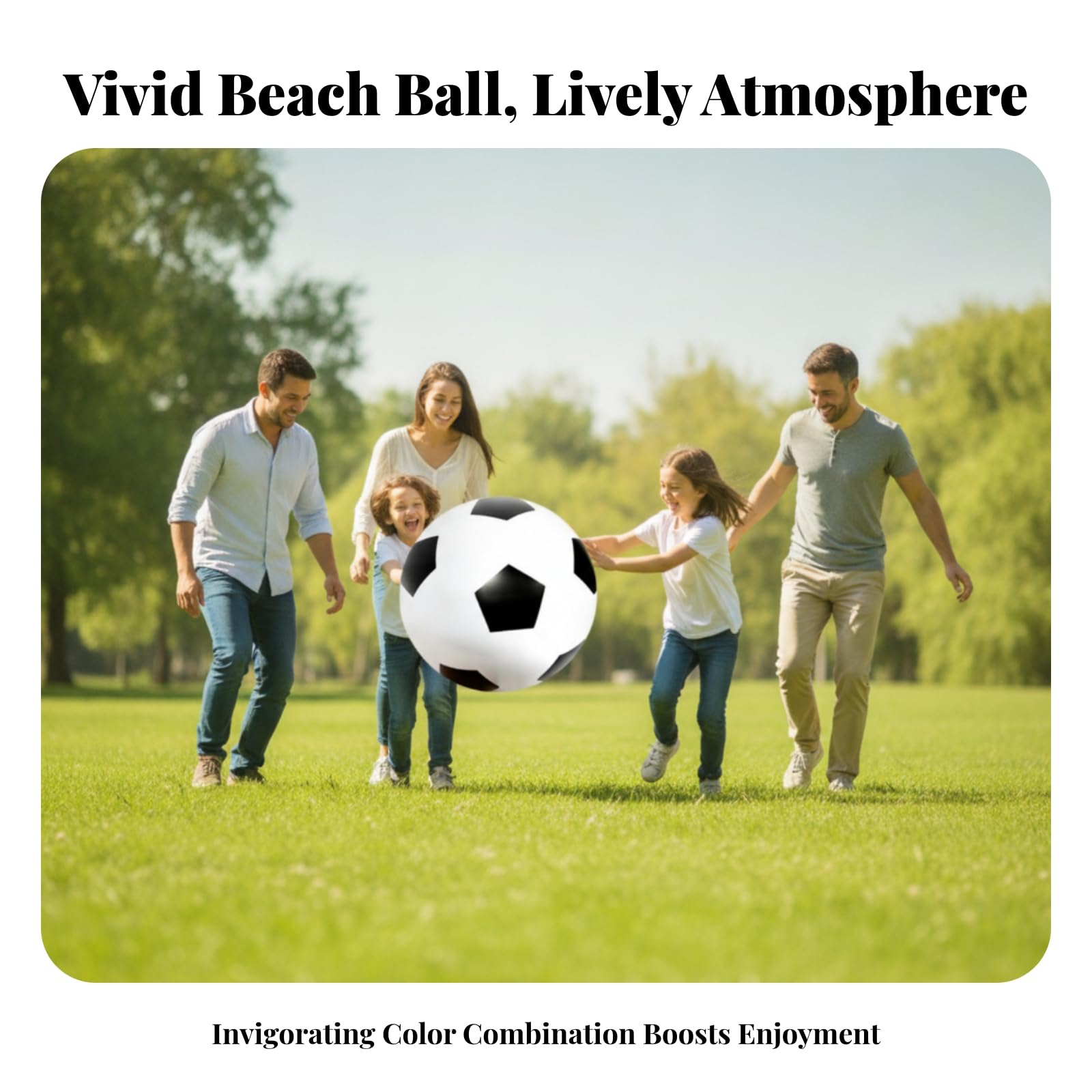 Pelota Hinchable de Playa Pelota de Juego Balón Inflable Juguete Acuático Bola Recreativa en PVC Grueso para Lanzar y Adecuada para Juegos Actividades de Jardín