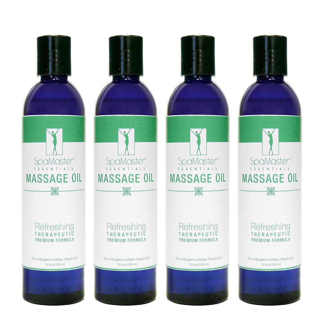 Master Massage Refreshing Massage Oil, 8 oz. Pack of 4