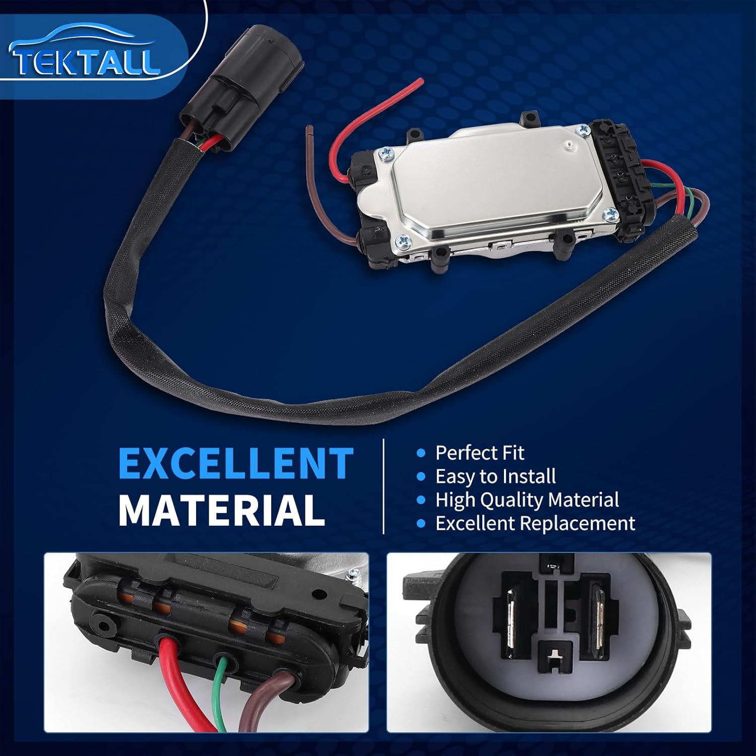 1137328365 Engine Cooling Fan Control Module For Ford Focus 2005-2012, For Mazda 3 2004-2009, 3 Sport 2009-2011, For Volvo C70 2004-2010, C30 2007-2012, S40 2004-2010, V50 2005-2010