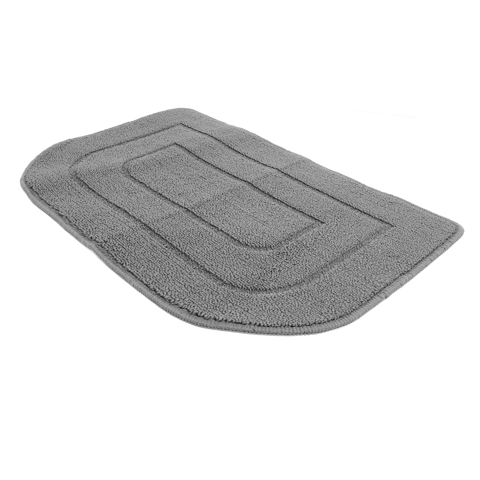 Tapis absorbant cuisine TOPBATHY demi-lune anti-glisse gris foncé
