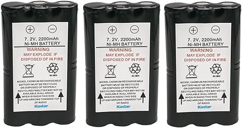 Miniatura 5 de Kastar Paquete de 4 baterías de repuesto HNN9018A para Motorola HNN9018, HNN9018A, HNN9018AR, HNN9018B, HNN9018BR, Motorola CP50, Radius SP50