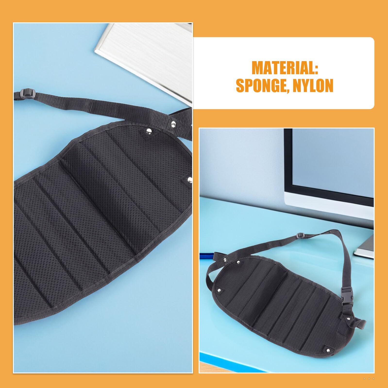 Gatuida Reposapiés Portátil para Avión Hamaca para Pies Ergonómica Soporte Transpirable para Oficina y Viaje
