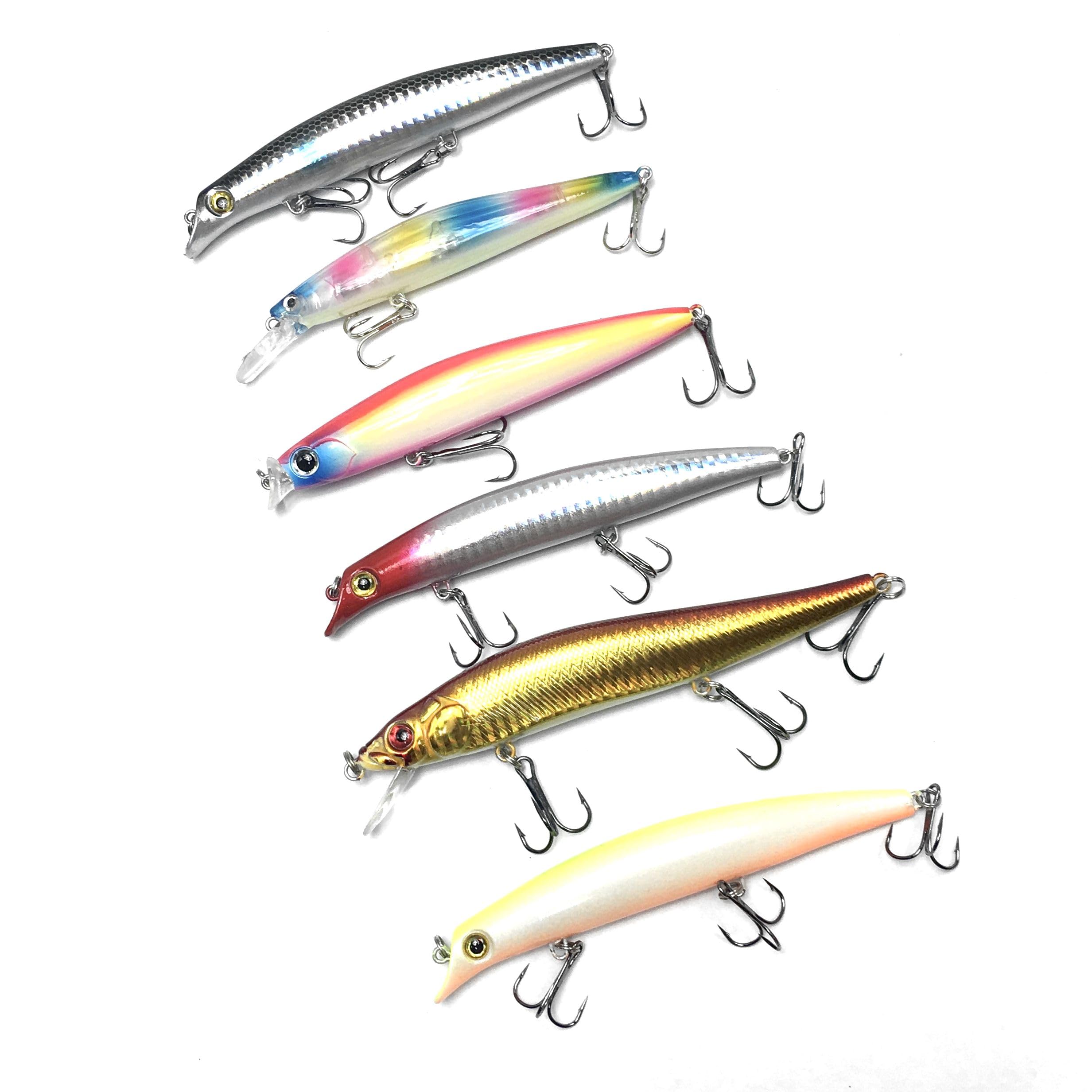 Amazon.co.jp: まとめて シーバスミノー26個セット リップレスミノー