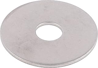 MakersBolt 3/16" x 1" Fender Washers (100 Pack) Zinc Plated Steel ASME B18.21.1 Industrial Grade