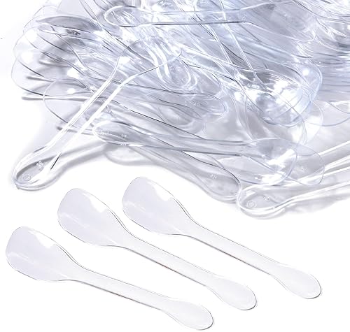 Miniatura 9 de 400 cucharas de plástico de 4 pulgadas, cucharas de helado, cucharas de postre para camiones de comida, fiestas y eventos.