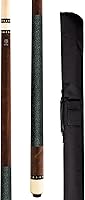 McDermott Lucky L9 Pool Cue Stick - Premium Hardrock Maple Shaft, Irish Linen Wrap, 58" with Soft Case