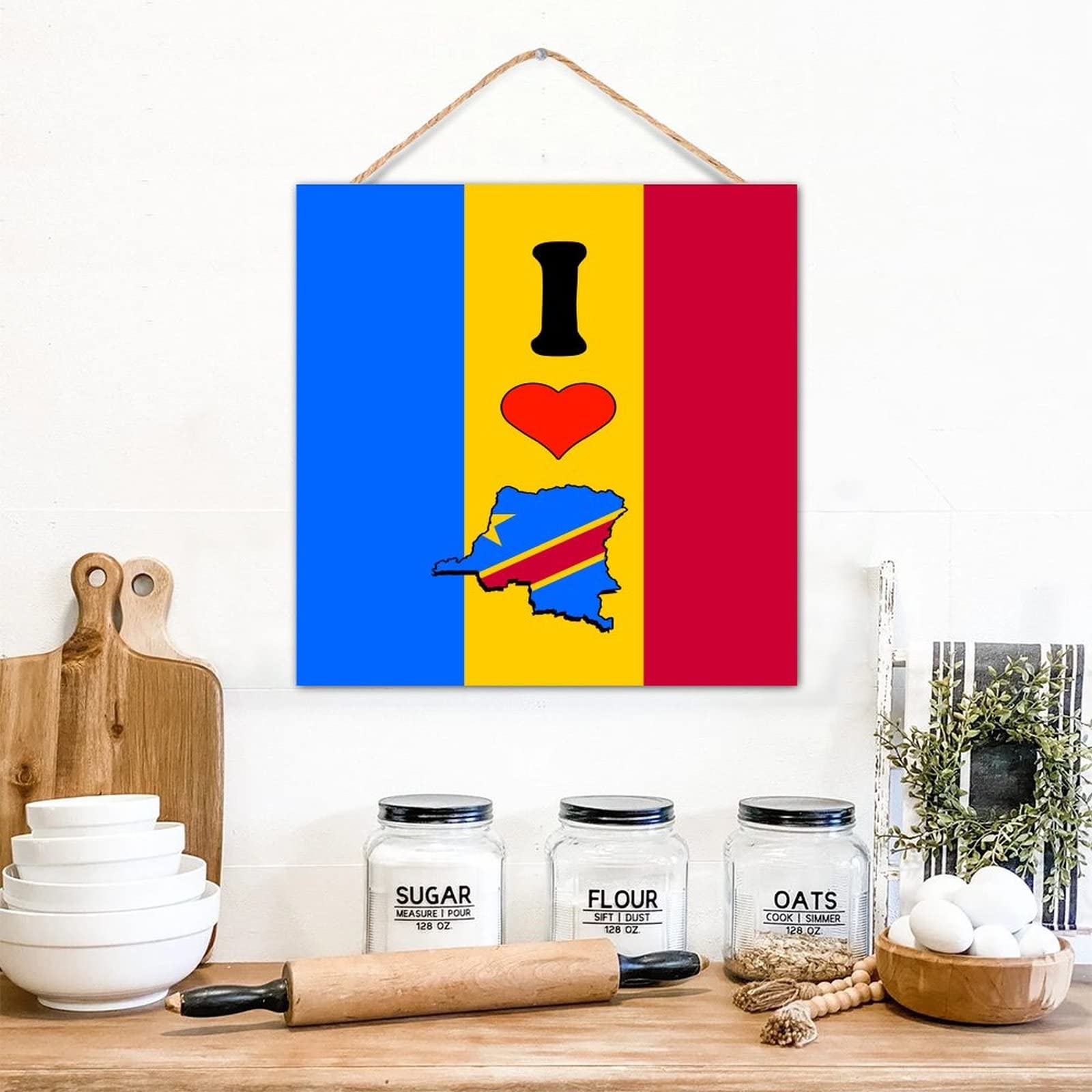 Panneau mural RDC en bois noble décor rustique artisanal salon - 8