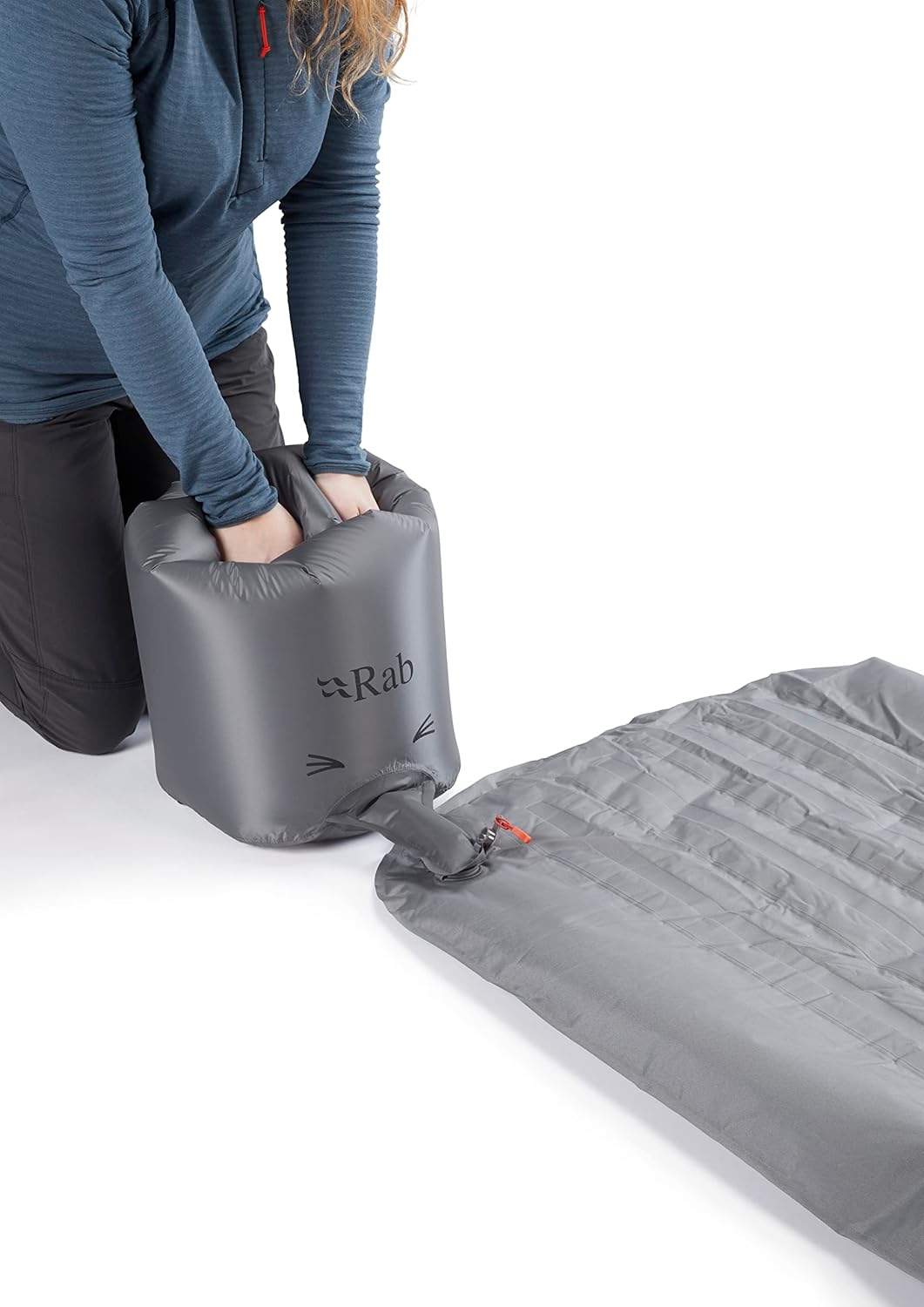 Rab Stratosphere 5.5 Lightweight Insulated Sleeping Pad for Camping & Backpacking - Graphene - Long Wide
