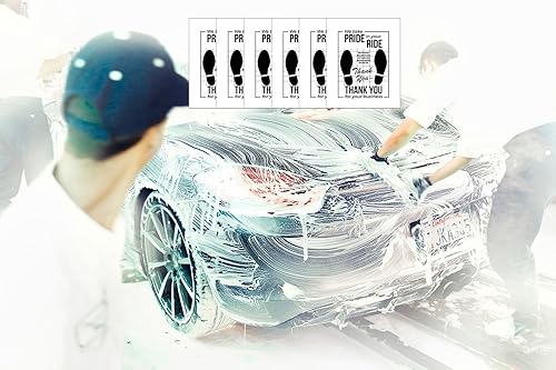 Miniatura 7 de Alfombrillas de papel blancas para automóvil, 100 almohadillas desechables para vehículos, protector temporal de suelo de automóviles, protector de