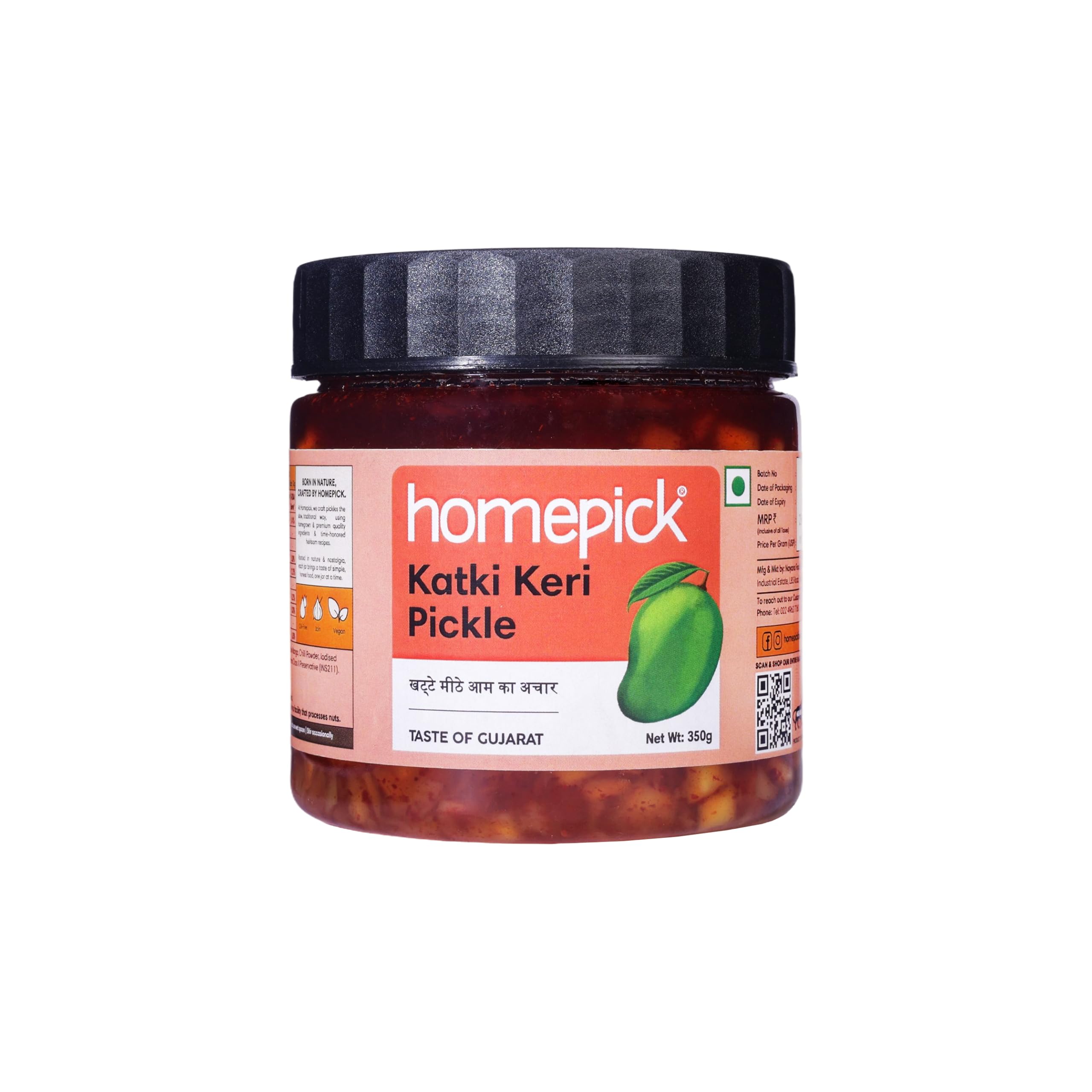 Homepick Katki Keri 350g - गोड आंबा लोणचे