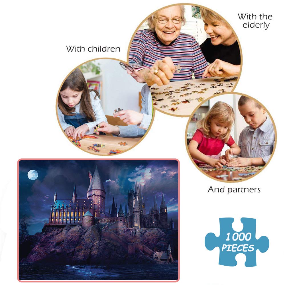 Puzzle De 1000 Piezas – Libros De Magia De 70x50 Cm Para Adultos Y Familia