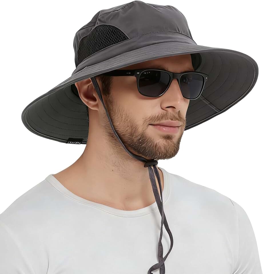 EINSKEY Wide Brim Sun Hat, UPF 50+ UV Protection Waterproof Packable Bucket Hat