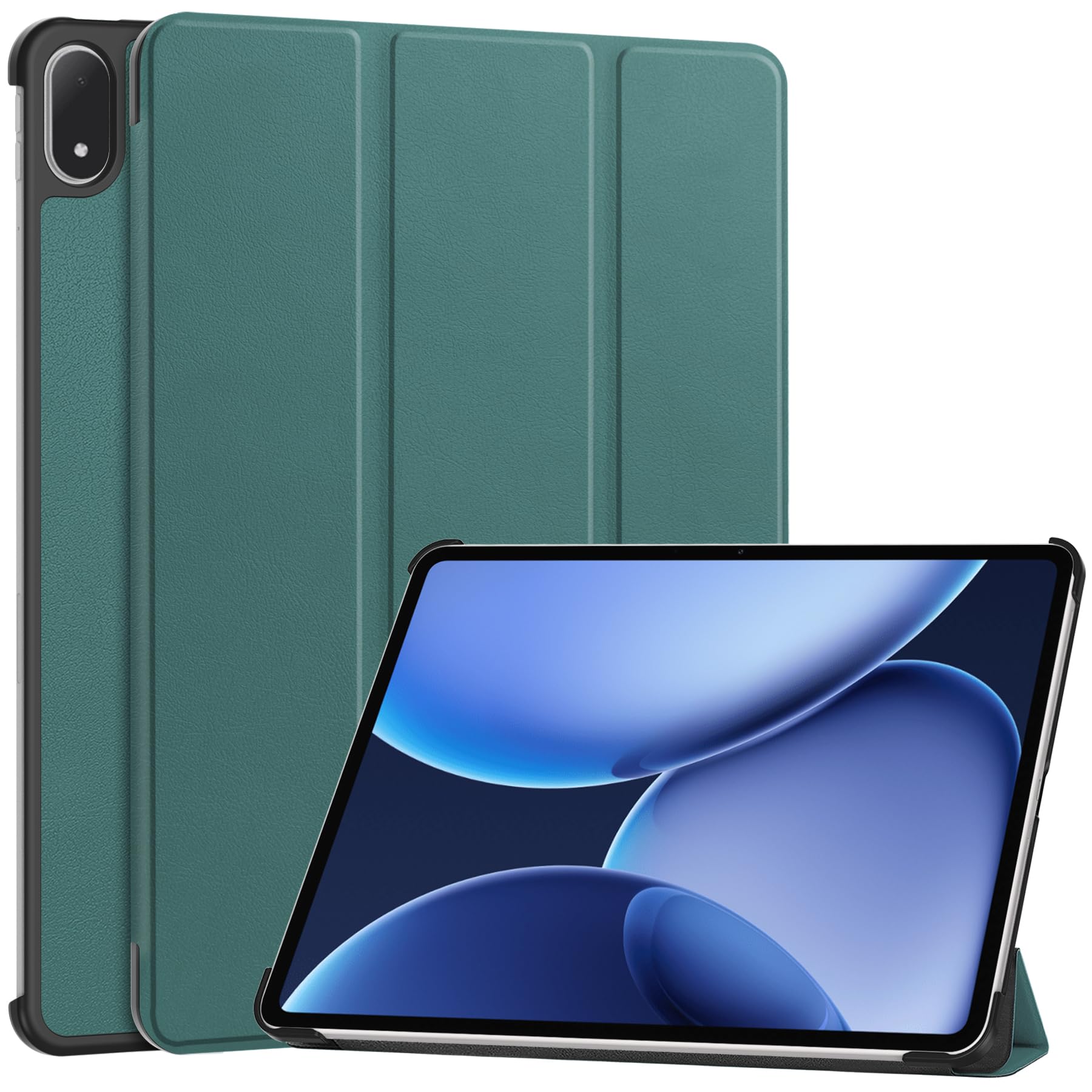 Smart Case for Oppo Pad 4 Pro/OnePlus Pad 3 / OnePlus Pad 2 Pro 13.2 Inch Case, Ratesell Lightweight Trifold Stand Smart Case Cover with Auto Wake/Sleep for Oppo Pad 4 Pro Blackish Green