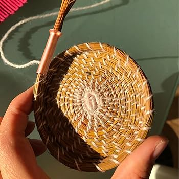 趣味・スポーツ・実用 How to Weave a Pine Needle Basket Making a Basket from Pine Needles | Weaving Tutorial | Pine