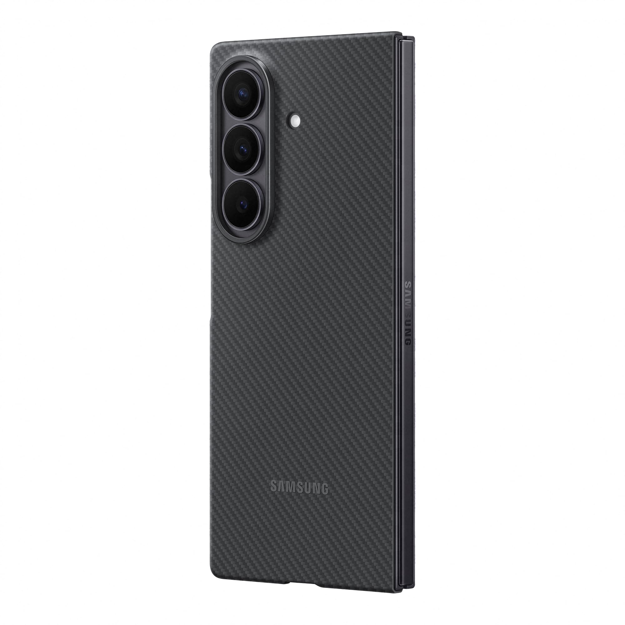 Amazon | Samsung Galaxy Z Fold7 カーボンシールドケース、ブラック