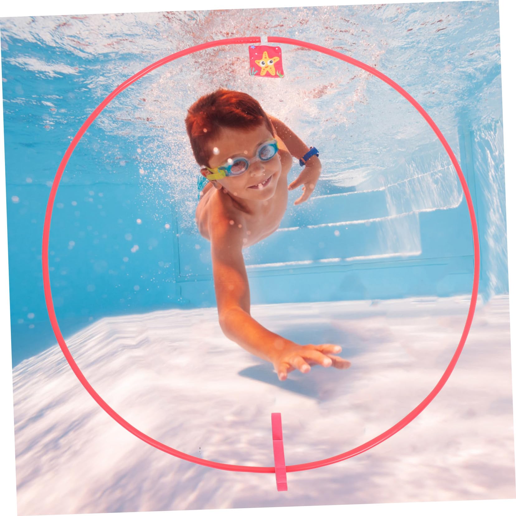 Anneaux de Plongée Jouets 3 Pièces Abs Nylon Écume pour Garçon et Filles