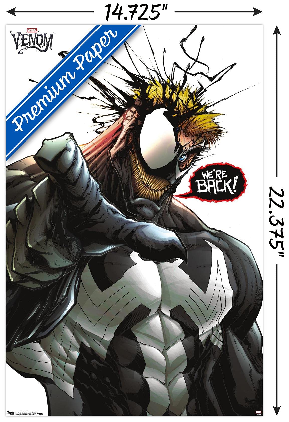 Amazon.com: Trends International Marvel Comics Venom - We're Back
