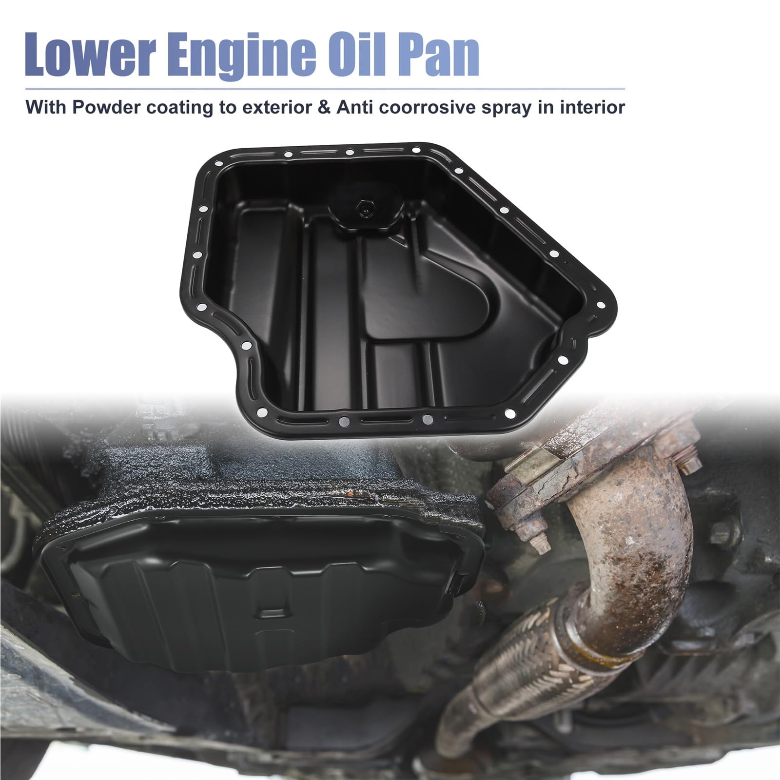 Coppe dell'olio Coppa dell'olio motore inferiore con tappo di scarico Adatto per Chrysler Town Country Limited Touring L 2011-2013 Carter olio‌