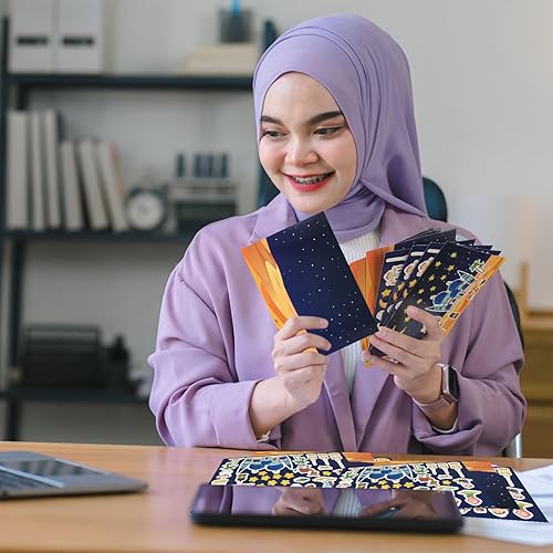 Miniatura 6 de 24 calcomanías de Eid Mubarak y tableros de tarjetas de escena, calcomanías islámicas, calcomanías de Ramadán Mubarak, kits de manualidades de Eid