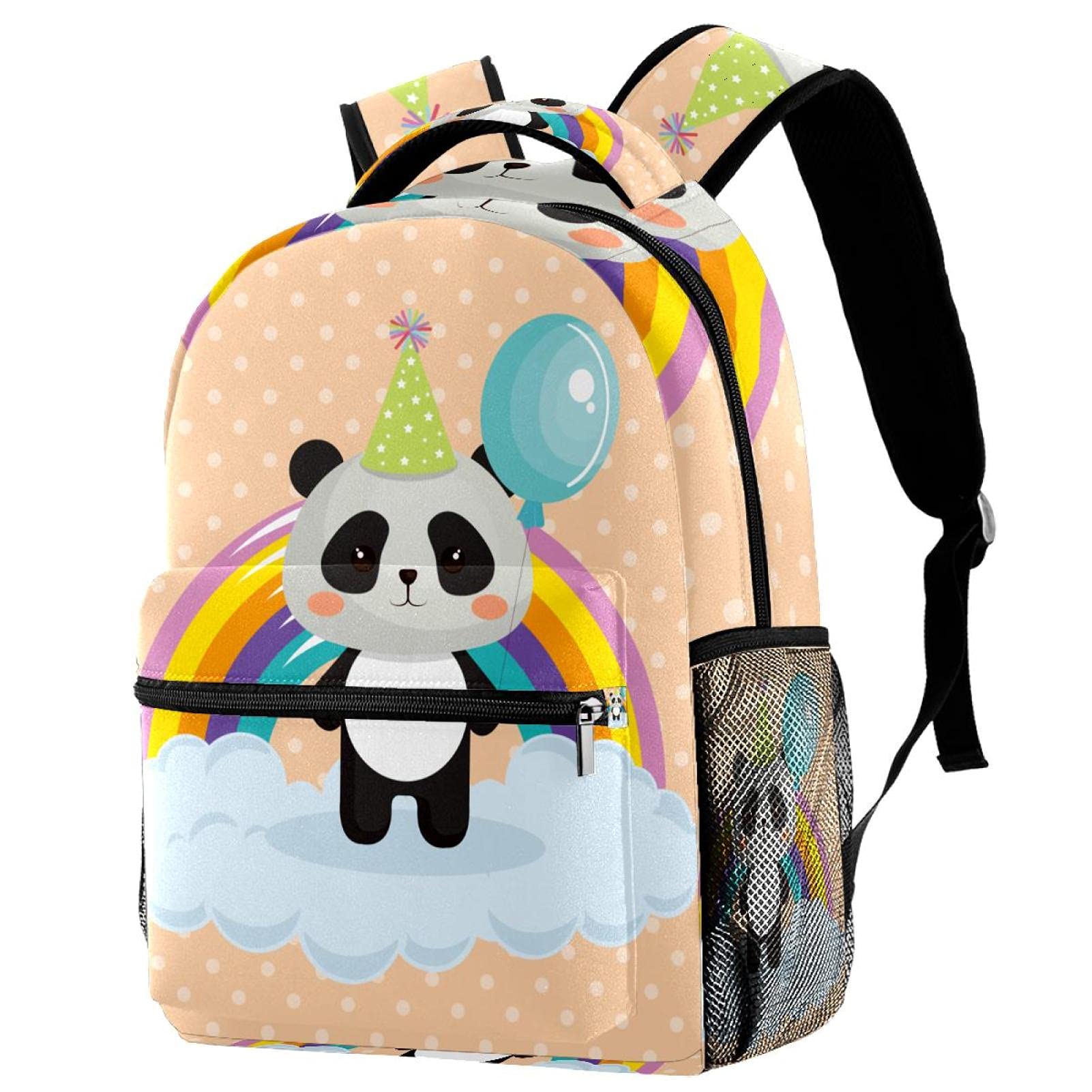 Sac à dos panda vert résistant pour protéger l'ordinateur de l'école - 7