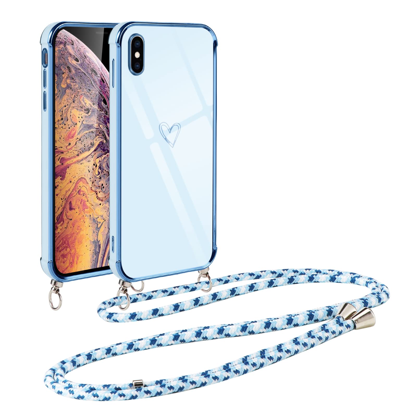 ONEFLOW Collana Per IPhone 14 Pro Max Con Cinturino Rimovibile, Ampia Fascia Per Cellulare Da Appendere - Foto 12