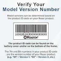 Vista 3 de AlveyTech Razor Acelerador de agarre giratorio de 4 hilos de una sola velocidad con cables de 50 pulgadas para Razor E100/E125 (versiones 10+), E100