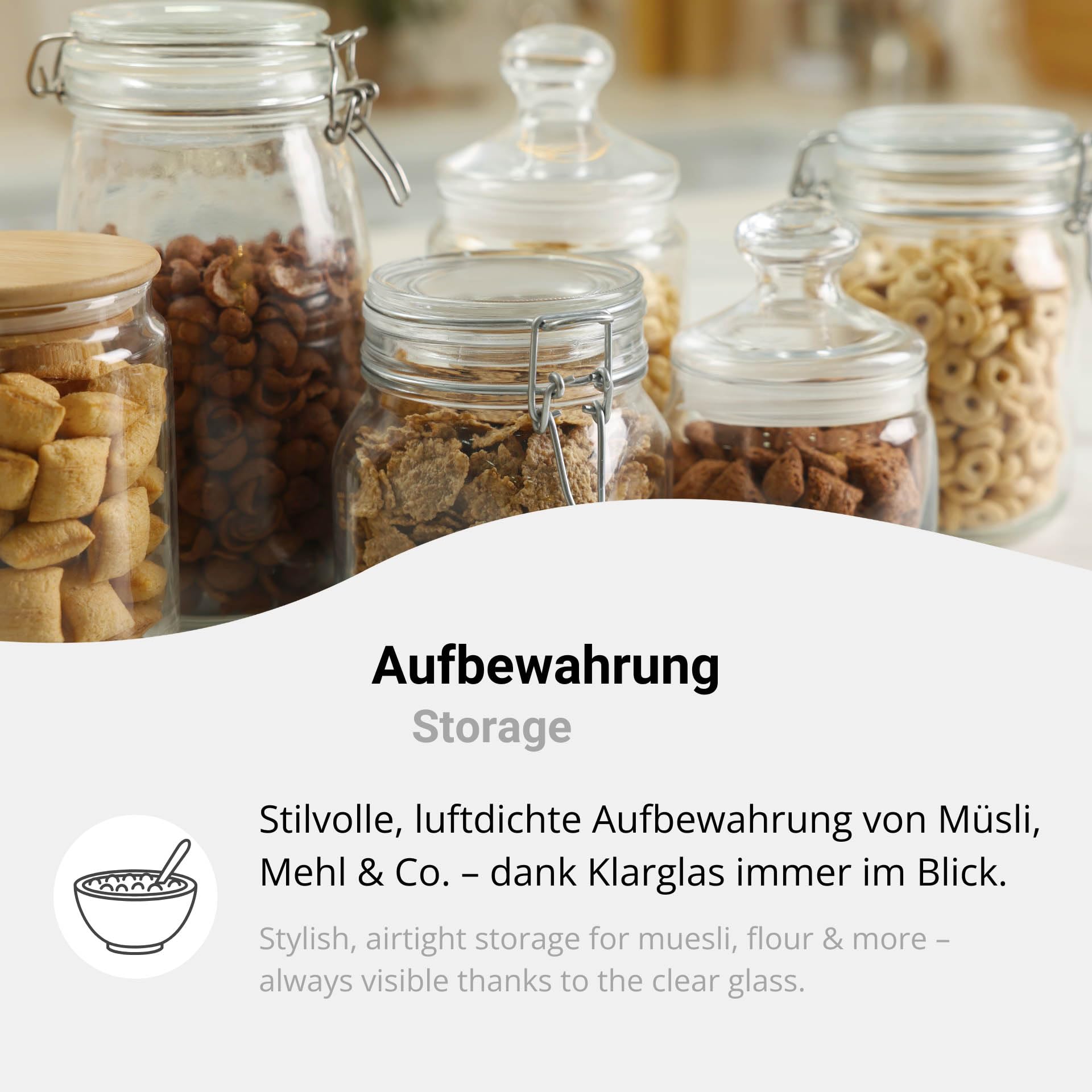 DistrEbution Einmachgläser 1500ml mit Bügelverschluss – 24er Set Drahtbügelgläser für Konservieren, Fermentieren & Einlegen – Luftdichte Vorratsgläser zum Aufbewahren
