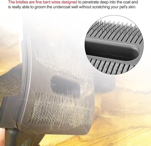 Miniatura 4 de Dog Brush Vacuum Attachment, Pet Grooming Vacuum Attachment for Dogs, Pet Hair Shedding Grooming Tool Kit for DC16 DC24 DC34 DC35 DC44 DC59 DC56 Dy