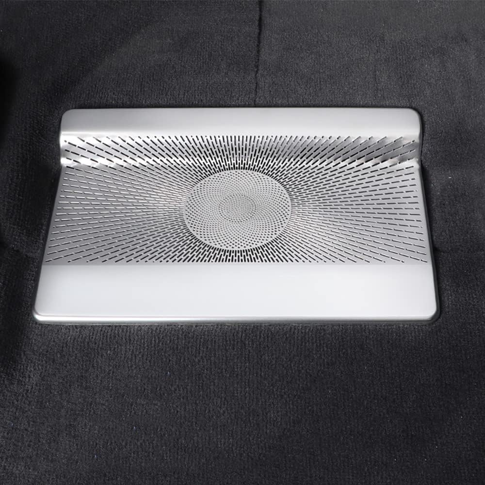 Under Seat Air Conditioning Vent Protective Stainless Steel Cover Trim for Mercedes-Benz GLS450 580 GLS63 AMG X167 GLE580 GLE450 GLE350 GLE53 63 AMG S W167 C167 Interior Accessories (Black)