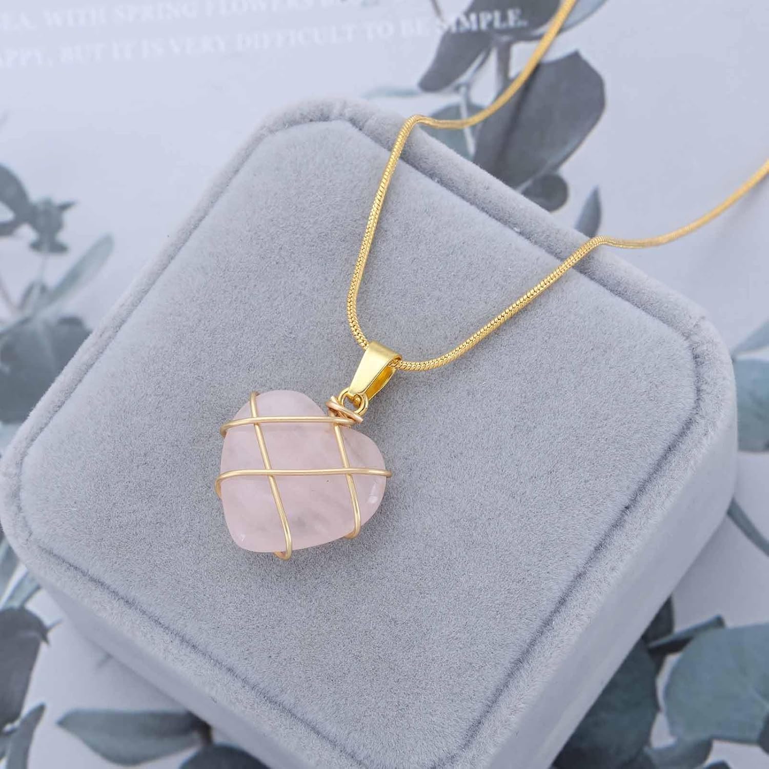 Boho Love Heart Opal Pendant Necklace Blue Heart Choker Necklace Tiny Hearted Collar Necklace Vintage Opal Hearted Chain Necklace Jewelry for Women - Image 3