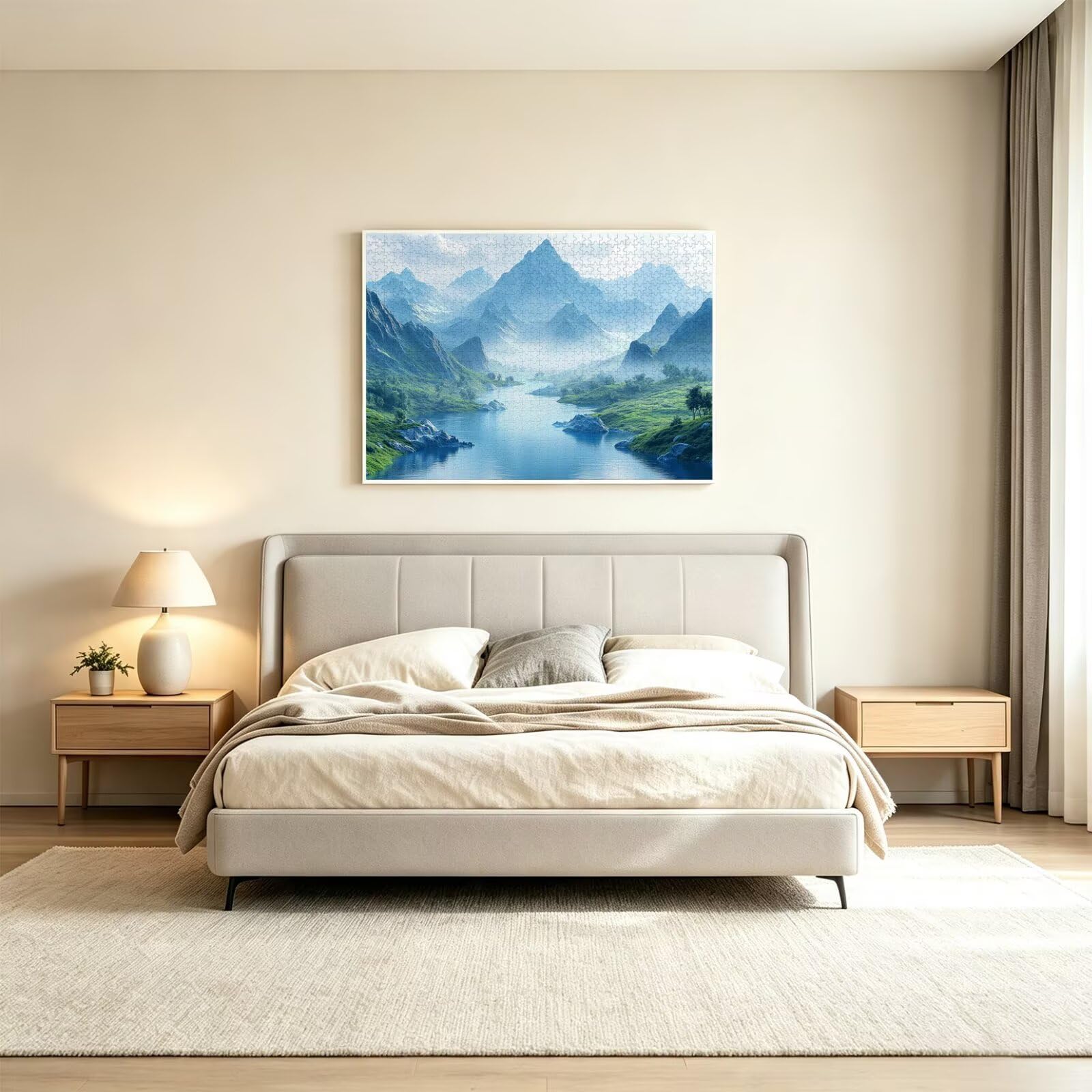 Puzzle 1500 Pezzi montagna Puzzle Legno Vista, n-711