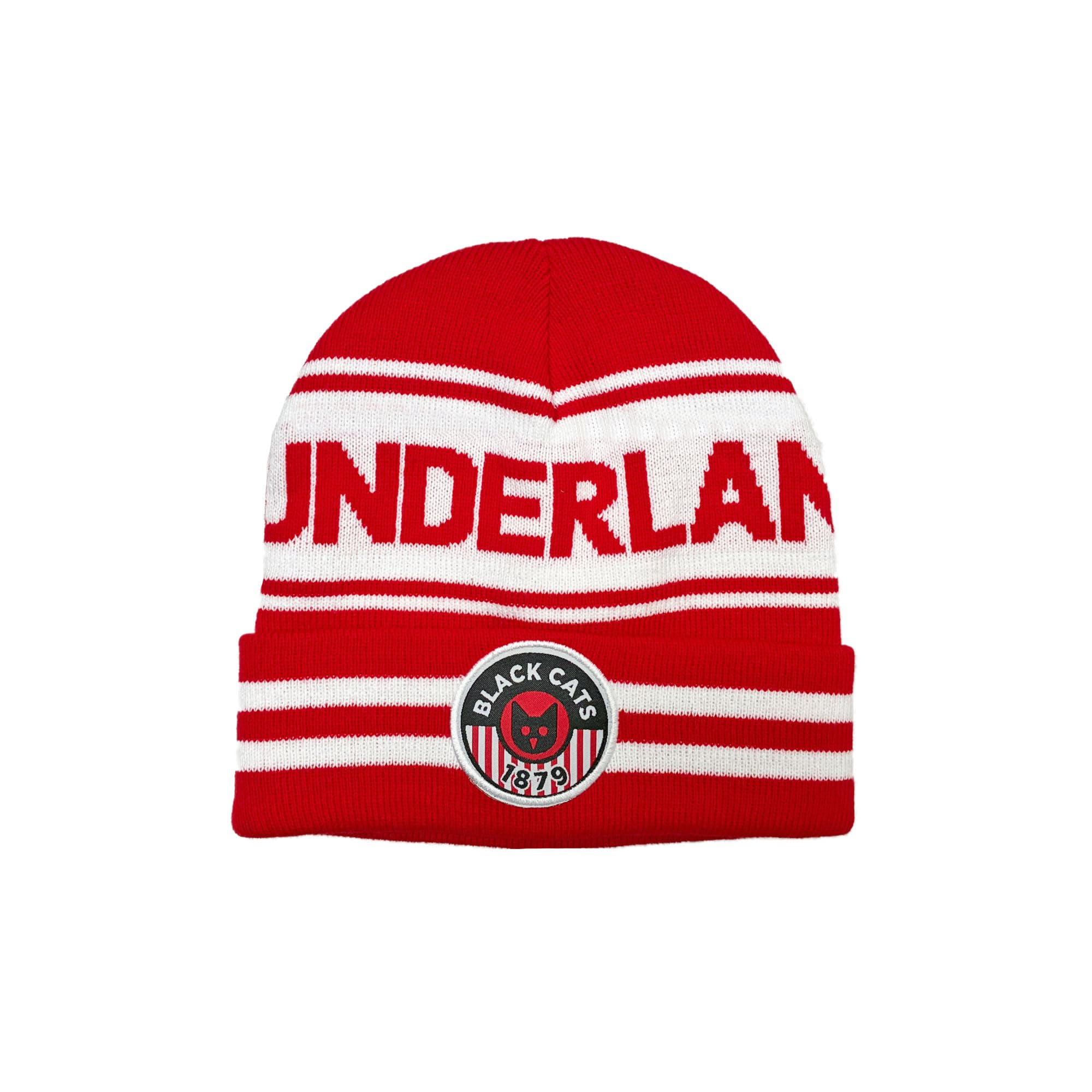 Beyond Happy Unisex Bronx Hat Sunderland Football & Scarf Set – Winter Beanie With Embroidered Club Patch (Bronx Hat)