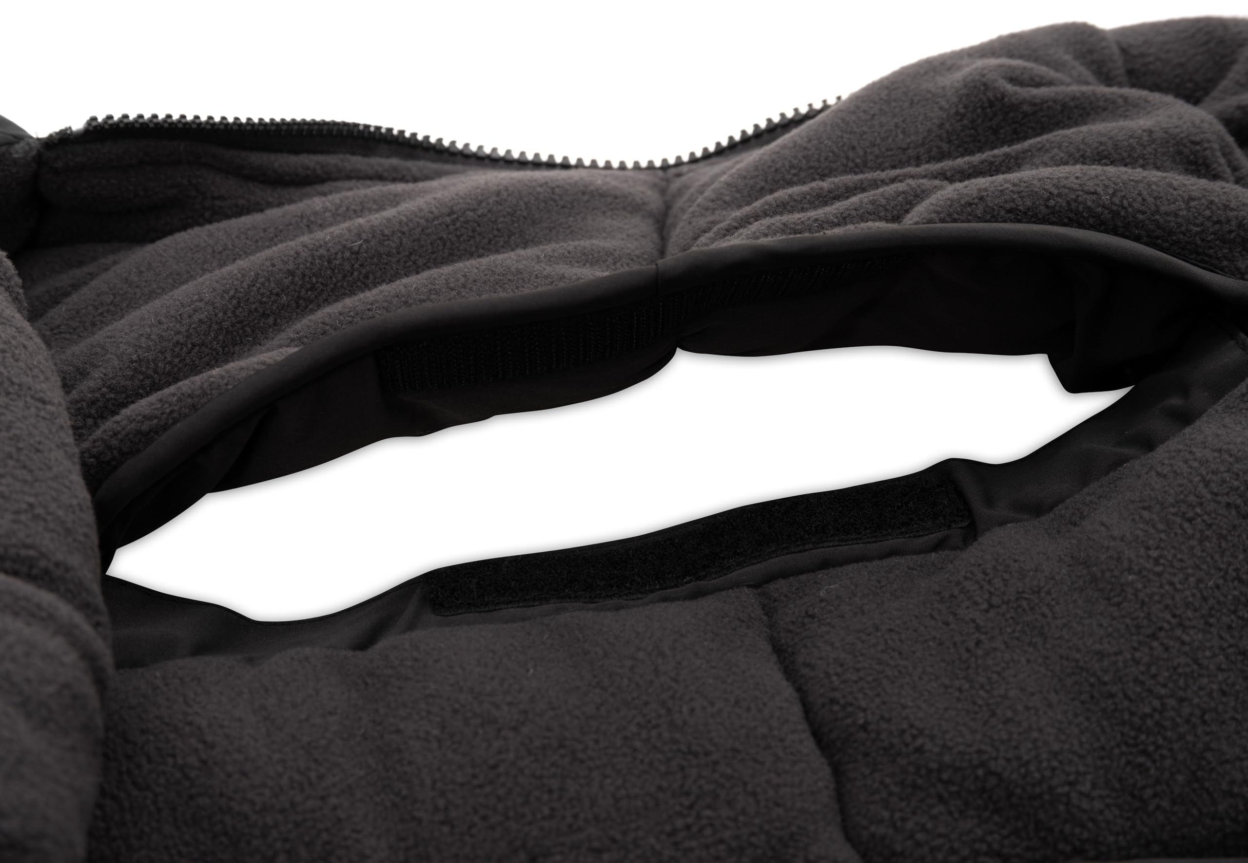 Jollein Fußsack Puffed Schwarz Babyschale Kinderautositz Gruppe 0+ Kinderwagen 3-Punkt 5-Punkt Gurt