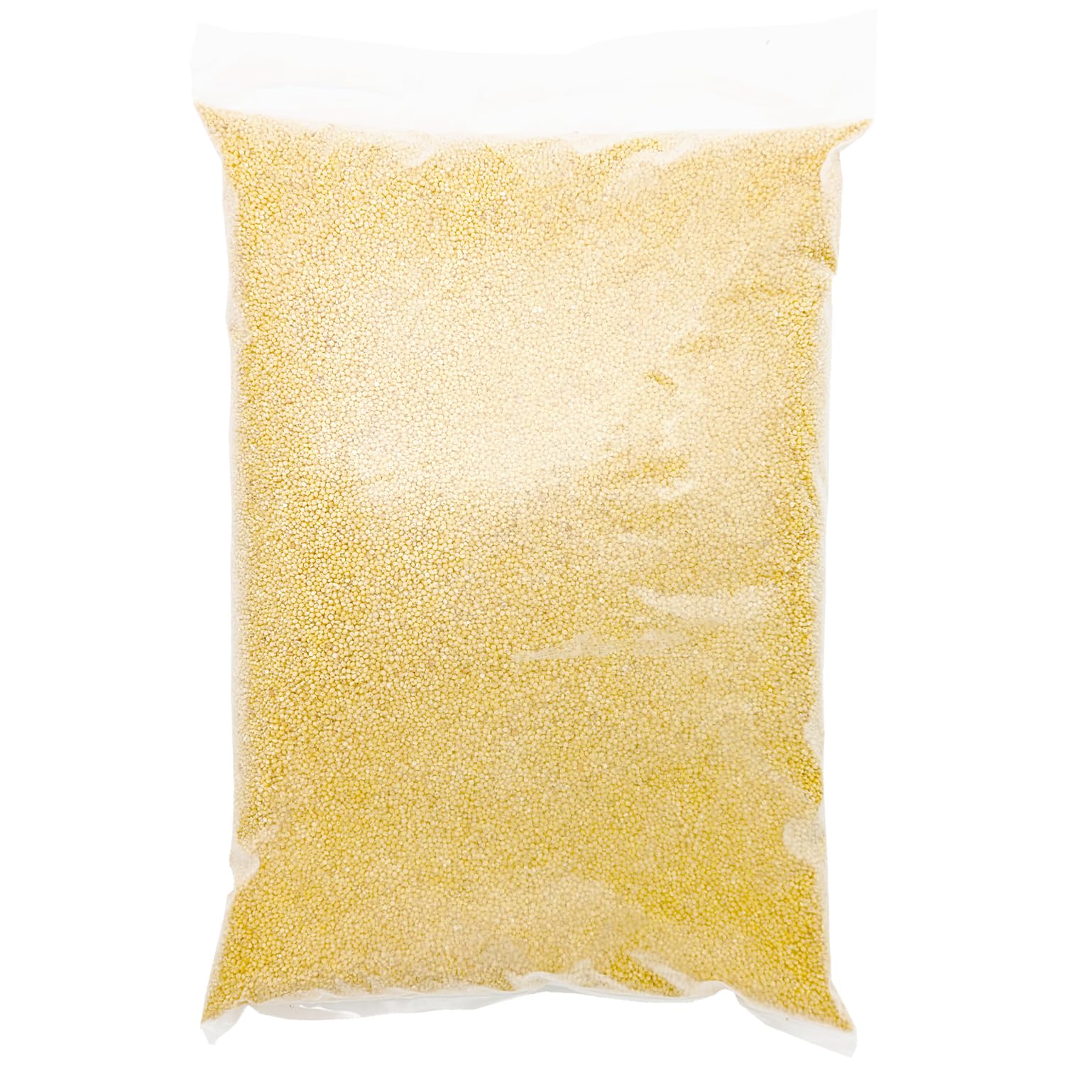 Oltresole, Miglio Decorticato Biologico 5 kg, Cereale Bio Ricco di Fibre e Minerali, Miglio Giallo in Grani per Uso Alimentare, Formato Convenienza
