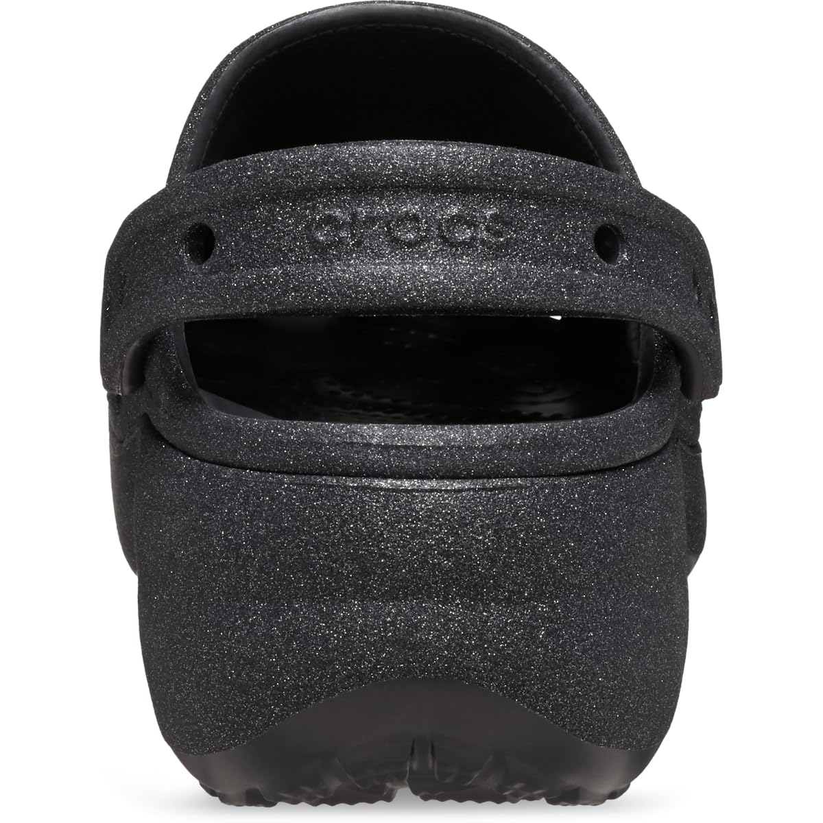 Crocs Women's Classic Platform Glitter Clog 36-37 EU Black