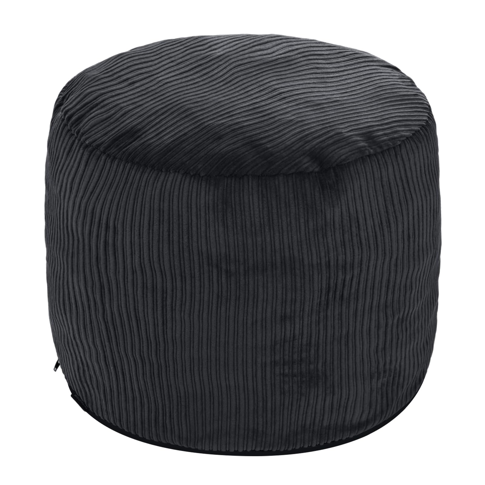 WSOFRLAC Pouf Ottoman Foot Stools Ottoman with Foam Small Corduroy Ottomans for Living Room Ottomans Pouf 20x15 Floor Poufs Foot Rest for Office Chair