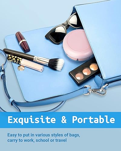 Miniatura 10 de Estuche de baño para dentadura, taza para dentadura, estuche de retención portátil a prueba de fugas, kit de limpieza de dentaduras con mosquetón de