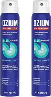 3.5 Oz. Air Sanitizer & Odor Eliminator for Homes, Cars, Offices and More, Outdoor Essence Scent, 2 Pack