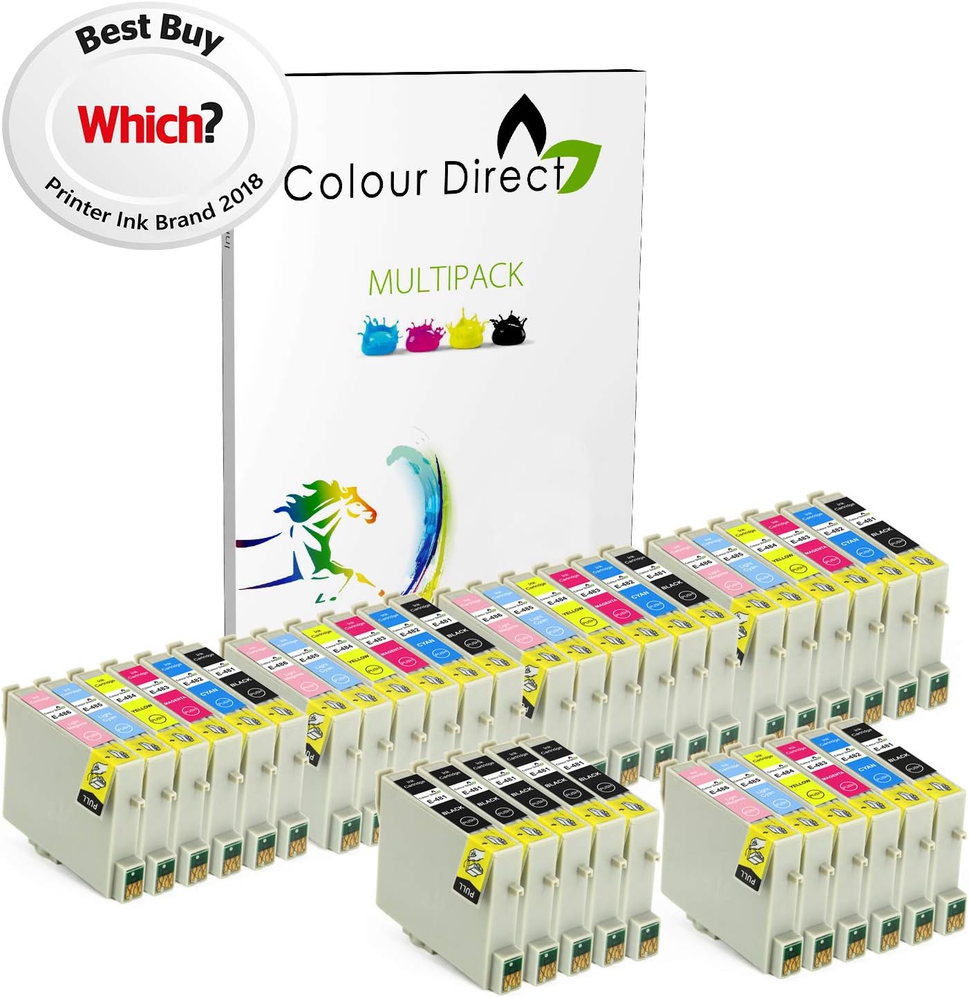 Colour Direct 35 Compatible Ink Cartridges Replacement For Epson Stylus Photo R200 R220 R300 R300M R320 R330 R340 RX300 RX320 R350 RX500 RX600 RX620 RX640 Printers