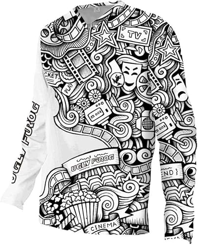 Uglyfrog SJFX09M - Ropa de ciclismo para hombre, camiseta de motocross, camiseta de ciclismo