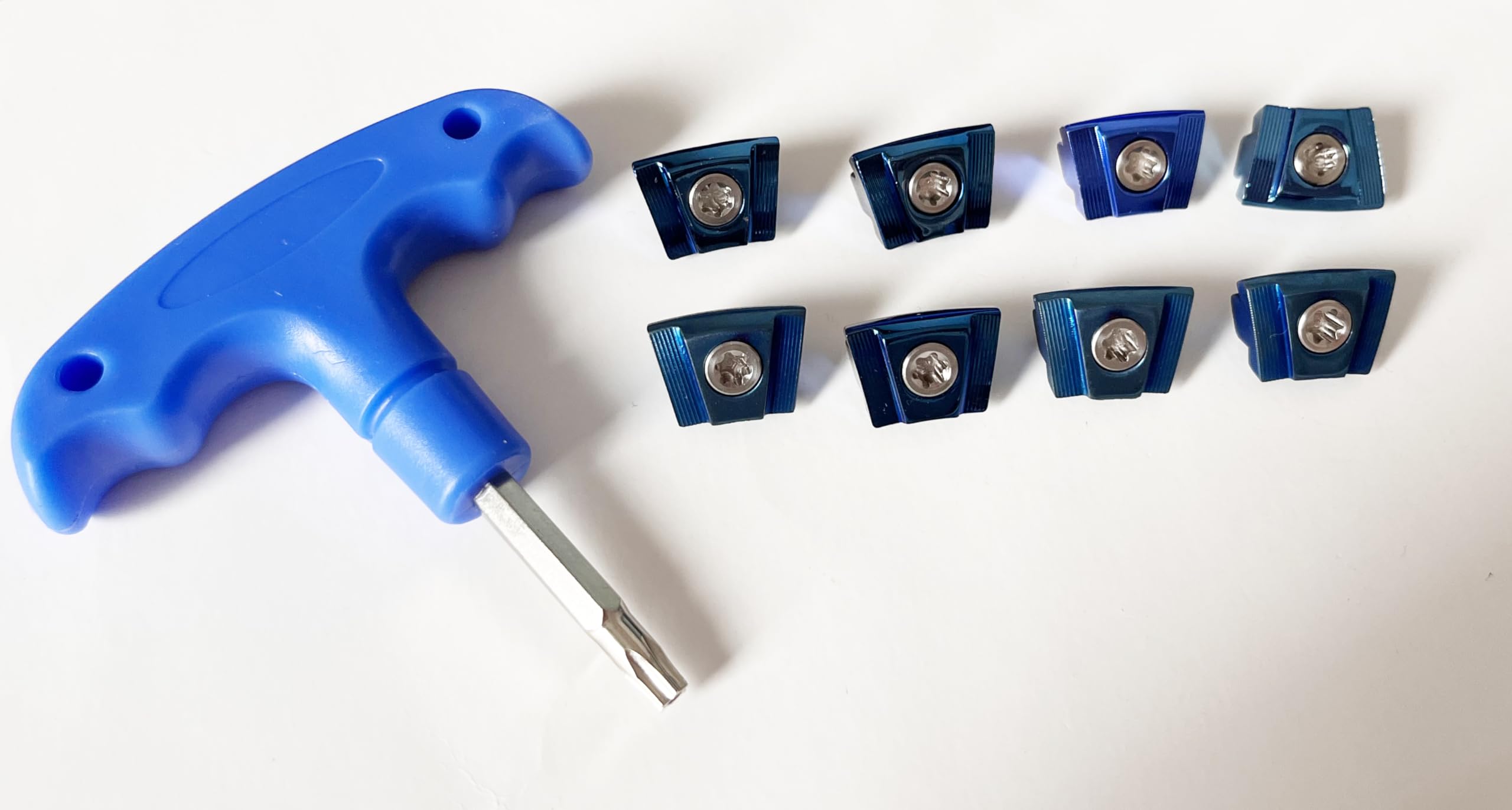 DREE 8pc Golf Weight Sliding Screw Set Compatible Fit for 2024 Callaway Paradym Ai Smoke Driver, Paradym Ai Smoke Max Driver Clubs 4g 7g 8g 9g 10g 12g 16g 18g, Blue