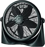 Genesis A3FLOORFANBLACK Adjustable 360 Degree Table Floor Fan, 16", Black - commissions earned
