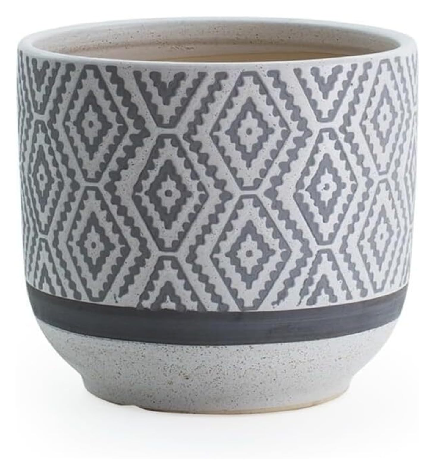 Pots de fleurs amusants en céramique et jardinière d'intérieur élégante