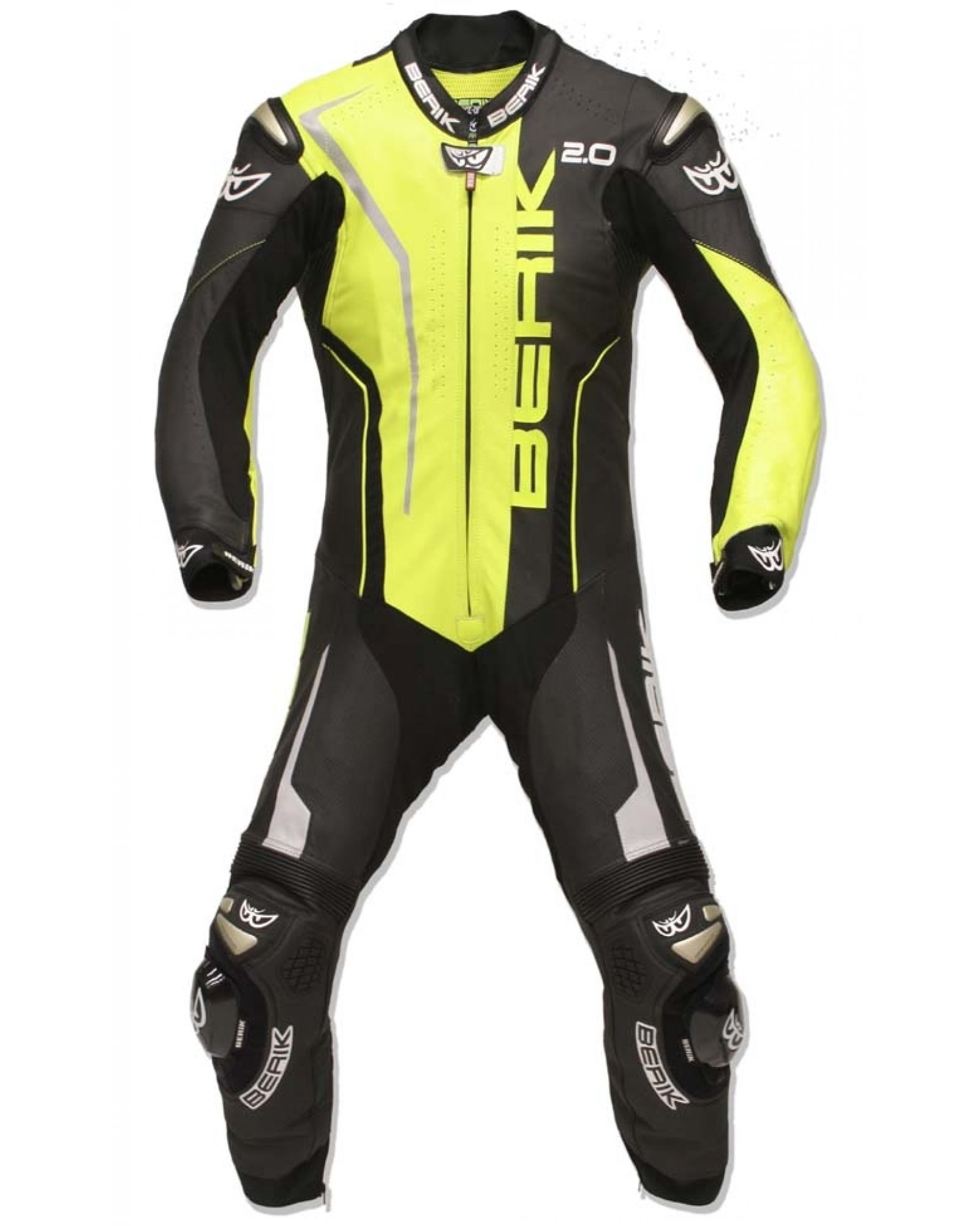 Amazon | BERIK Racing suits 2.0 LS1-10383-BK YELLOW SIZE:XLw 
