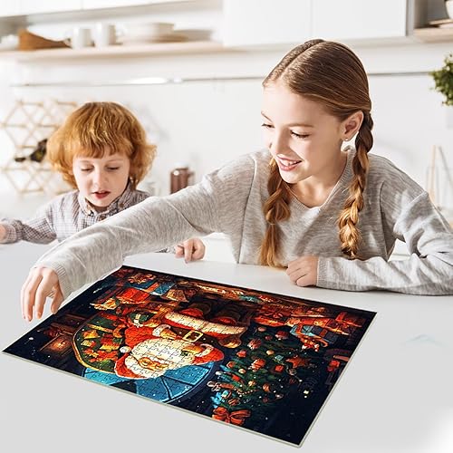 Miniatura 4 de Rompecabezas de Navidad de 500 piezas para adultos y adolescentes, rompecabezas de Navidad, regalo de Papá Noel, juegos educativos, entretenimiento