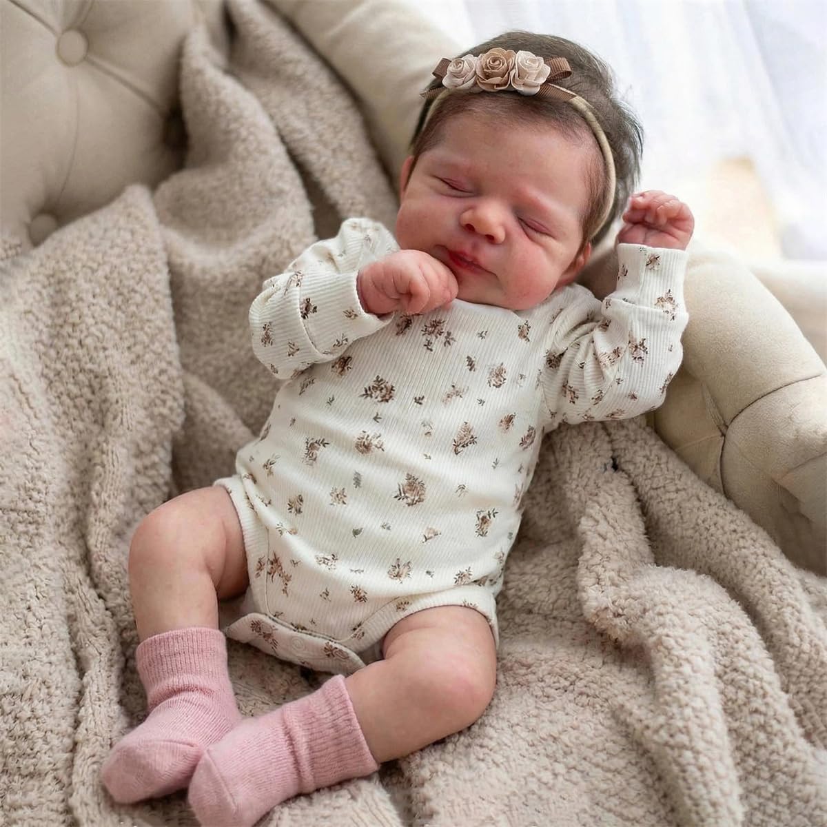 Zero Pam Reborn Baby Dolls Silicone Full Body-18 in Full Silicone Reborn Dolls, Realistic Baby Doll, Anatomically Correct Girl, Real Life Babys Doll for 3+ with Accessories