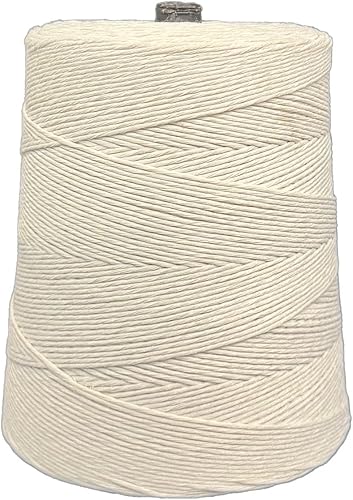 Cordel de algodón de 10 capas, cono de 2 libras, 3800 pies