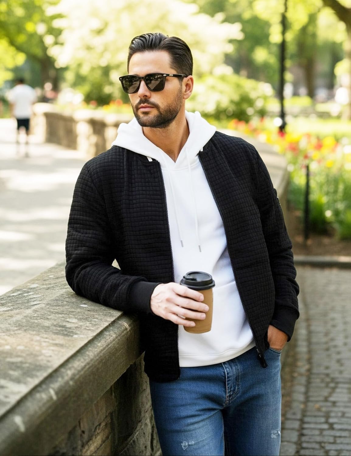 Jaqueta masculina leve casual leve para homens jaqueta bomber waffle casaco universitário com zíper em promoção! Veja a oferta e mais achadinhos de Jaquetas & Casacos 7 Hoje é o melhor dia para comprar Jaqueta masculina leve casual leve para homens jaqueta bomber waffle casaco universitário com zíper com aquele preço maroto! Promoção! Aproveite a oferta! 7