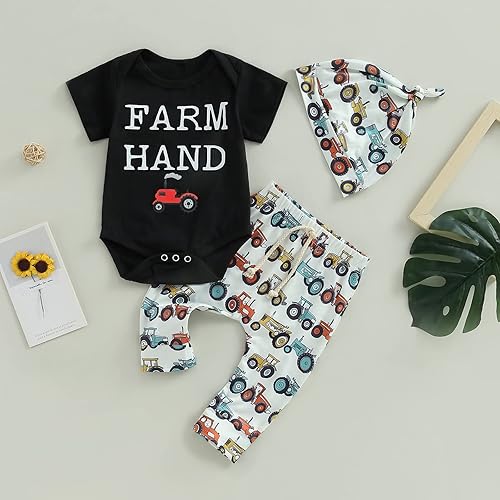 Miniatura 2 de Kayotuas Ropa de bebé recién nacido, mameluco y pantalones con sombrero, traje de 3 piezas para volver a casa